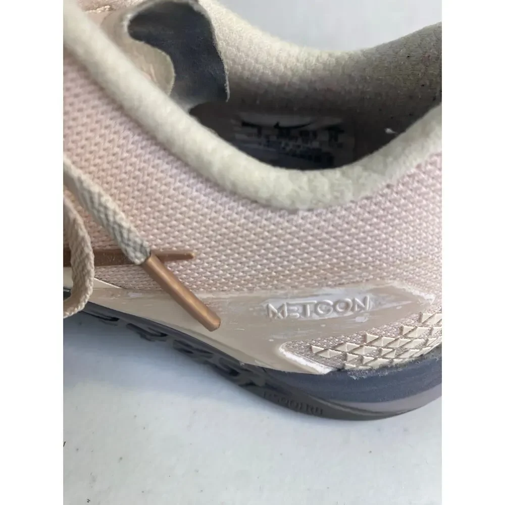 Nike Womens Metcon 4 XD MTLC Atmosphere Gray Pink Athletic Shoes Sneakers Gym 9